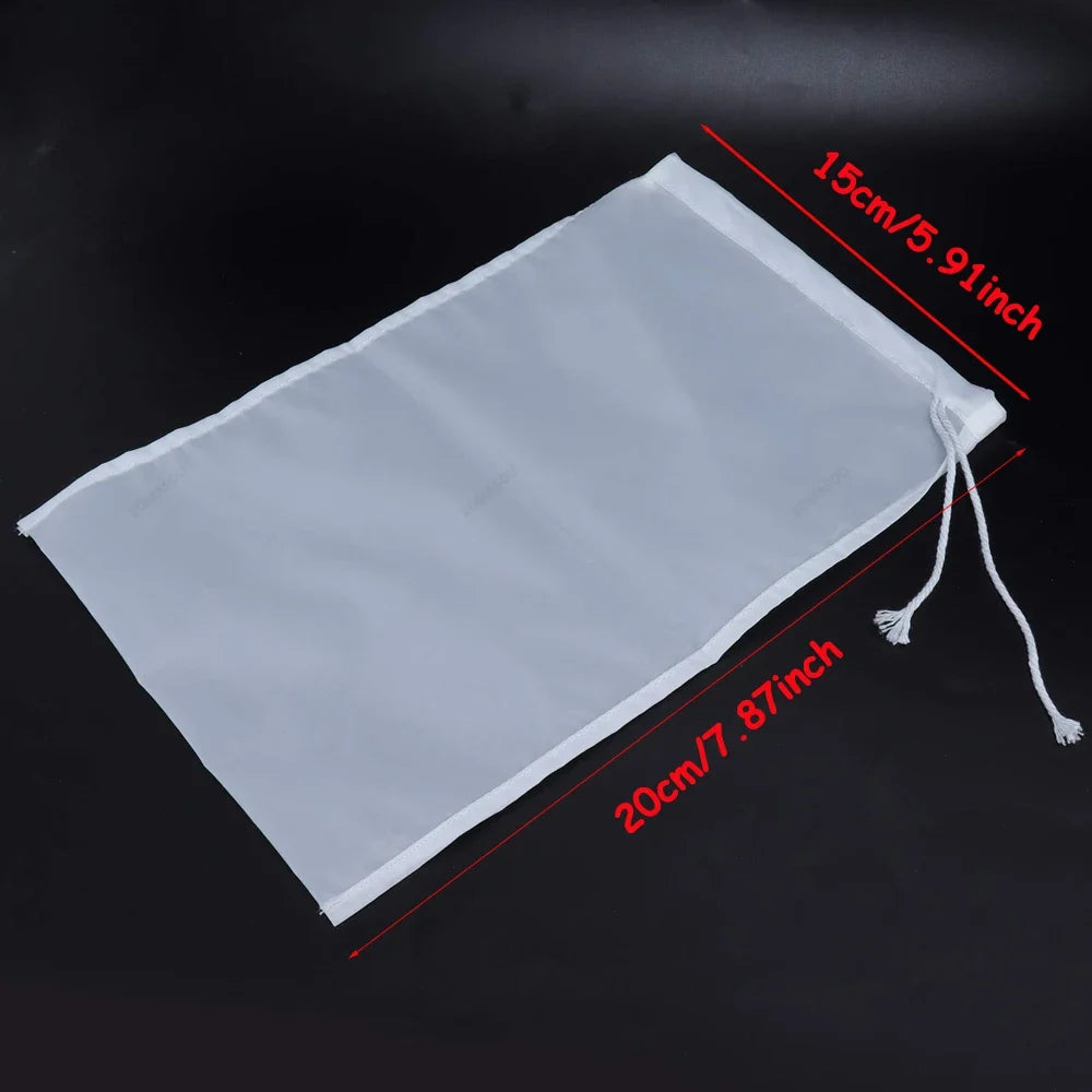 Nylon Mesh Filter Bag – Nut Milk, Soy Milk & Food Strainer