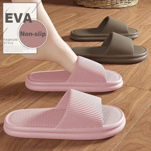 Cloud Slides Slippers Thick-Sole EVA Unisex Indoor Beach Sandals
