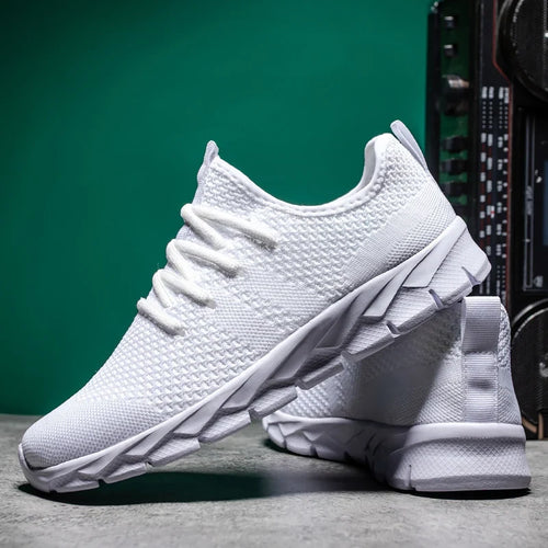 Men's Breathable Mesh Sneakers Lightweight Running Shoes Plus Size