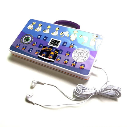 Kids Interactive Muslim Prayer Rug with Arabic Learning Player