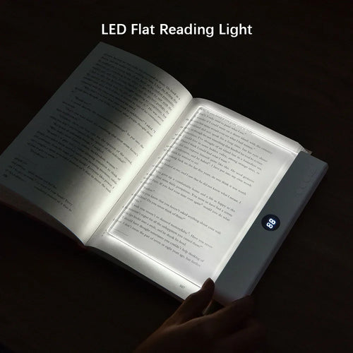 LED Flat Book Light – Dimmable Reading Lamp Panel
