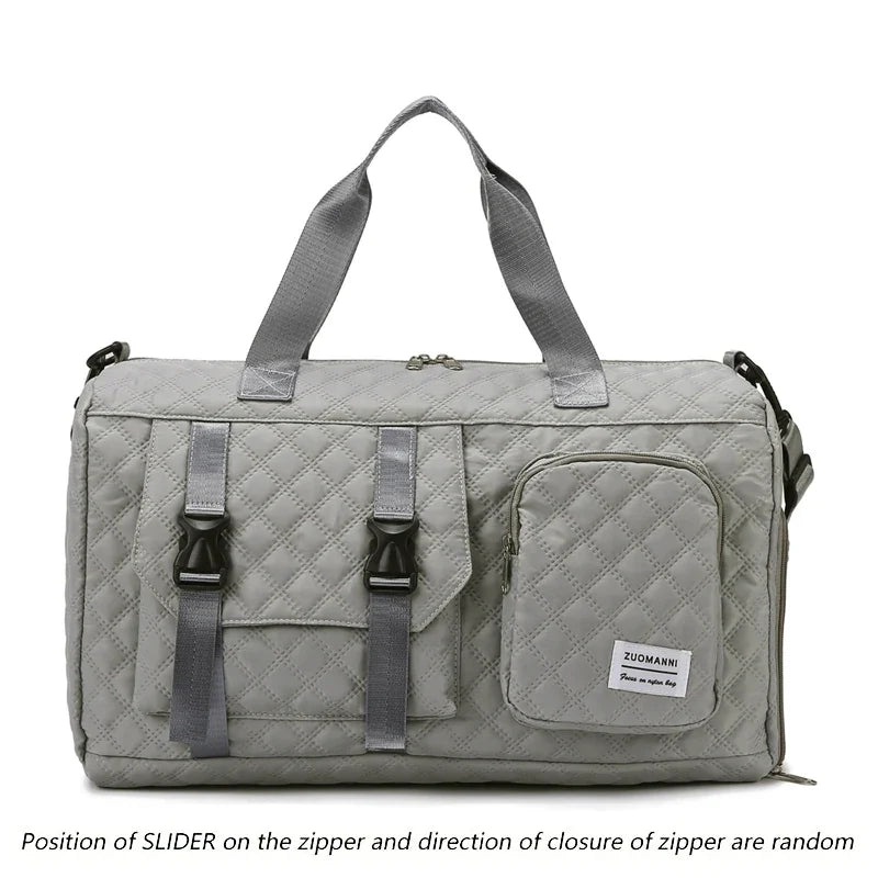 Nylon Travel Duffle Bag Large Gym Sports Overnight Bag