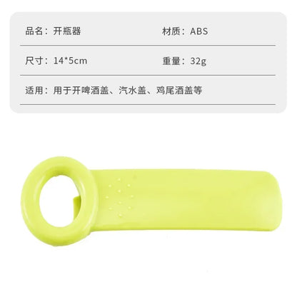 Portable Bottle Opener – Non-Slip Ergonomic Cap Remover for Beer & Soda