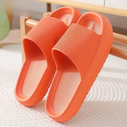 Thick EVA Sole Slide Slippers – Cloud Comfort Indoor Home Shoes