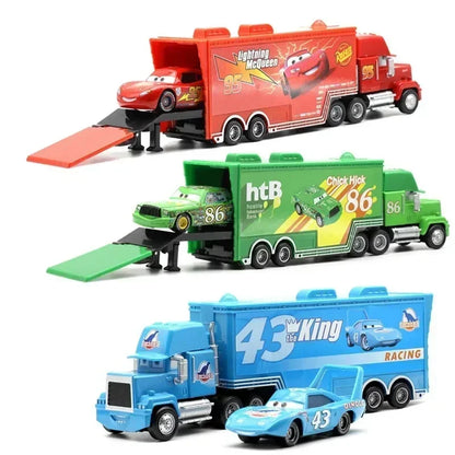 Pixar Cars Die-Cast Toy – Lightning McQueen, King & Ramirez