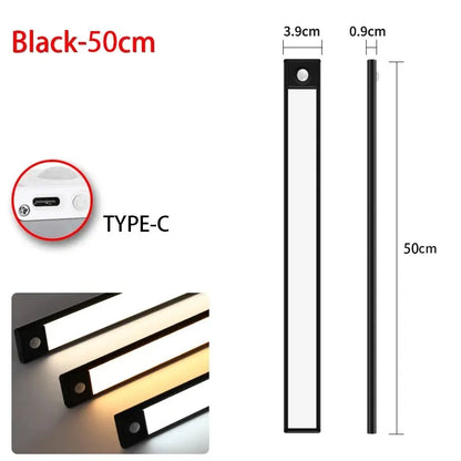Under Cabinet LED Motion Sensor Light USB Rechargeable – 3 Color Modes