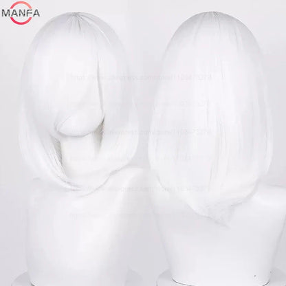 Anime Cosplay Wig - 40cm Medium Straight Wig with Bangs