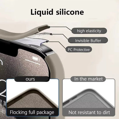 Liquid Silicone MagSafe Magnetic iPhone Case – iPhone 11–16 Pro Max
