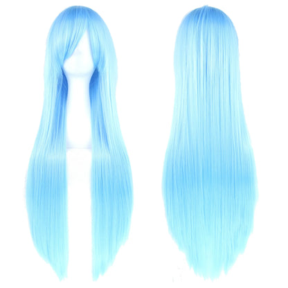 32 Inch Long Straight Synthetic Wig – Cosplay & Party, 36 Colors