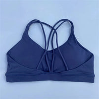 navy blue sports bra