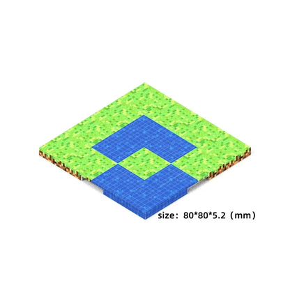 Magnetic Building Block Base Plate – Compatible Puzzle Toy for Kids