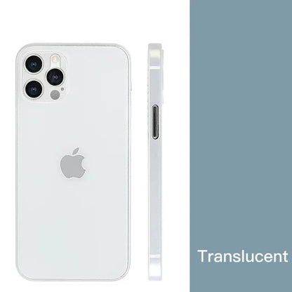 Ultra Thin Matte PP iPhone Case – iPhone 7 to 15 Series