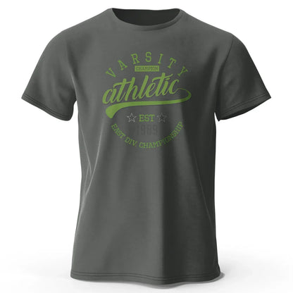 Vintage Varsity Graphic T Shirt 100% Cotton Unisex Tee