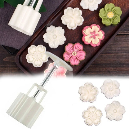 Mooncake Mold DIY Hand Press – Pastry & Mung Bean Cake Stamp