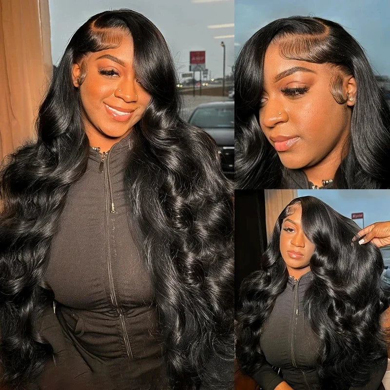 Body Wave Lace Front Wig – Raw Peruvian Human Hair 250 Density