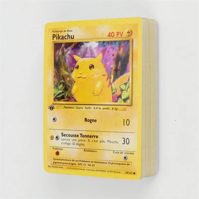 1996 French 1st Edition Pokemon Card Set 151 Pcs – Charizard Pikachu Mewtwo