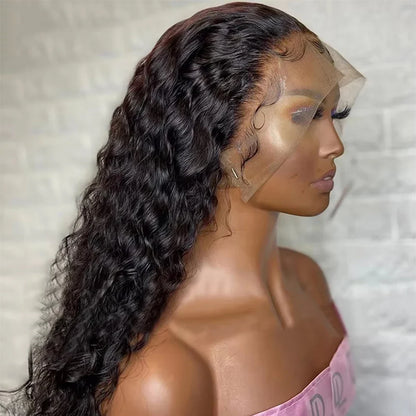 13x4 HD Lace Front Wig Deep Water Wave Human Hair – Pre-Plucked