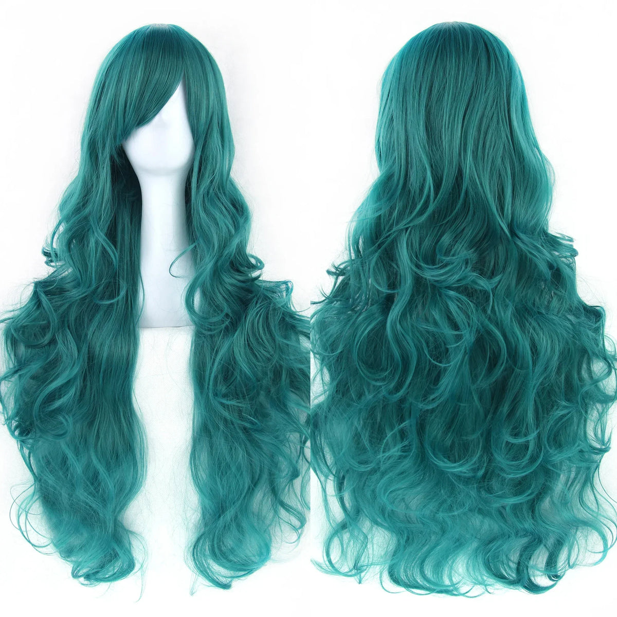 Long Curly Cosplay Wig – Synthetic Party Wig for Women