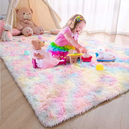 Soft Fluffy Shag Rug – Plush Area Carpet for Bedroom & Living Room