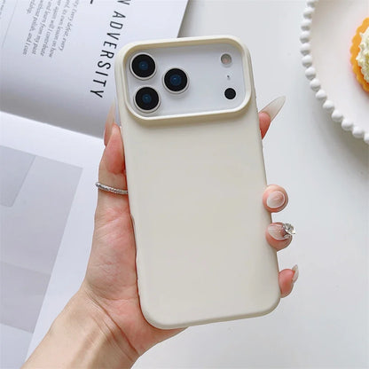 iPhone Case Matte Candy Color Liquid Silicone Shockproof Cover