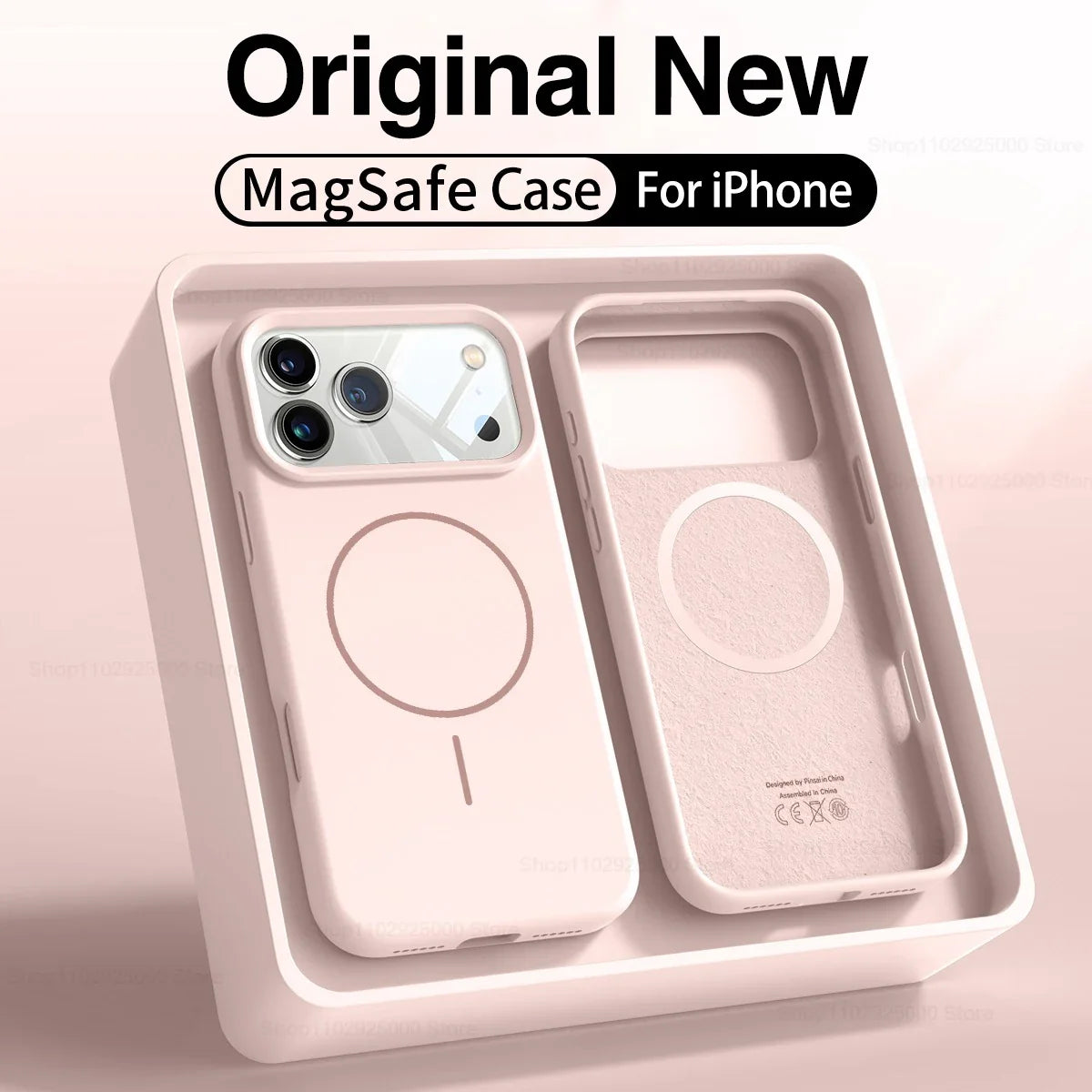MagSafe Liquid Silicone iPhone Case – Magnetic Cover for iPhone 12–17 Series