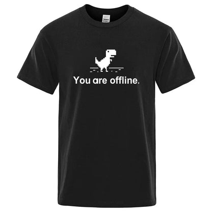 Funny Dinosaur Graphic T Shirt Cotton Blend Casual Tee