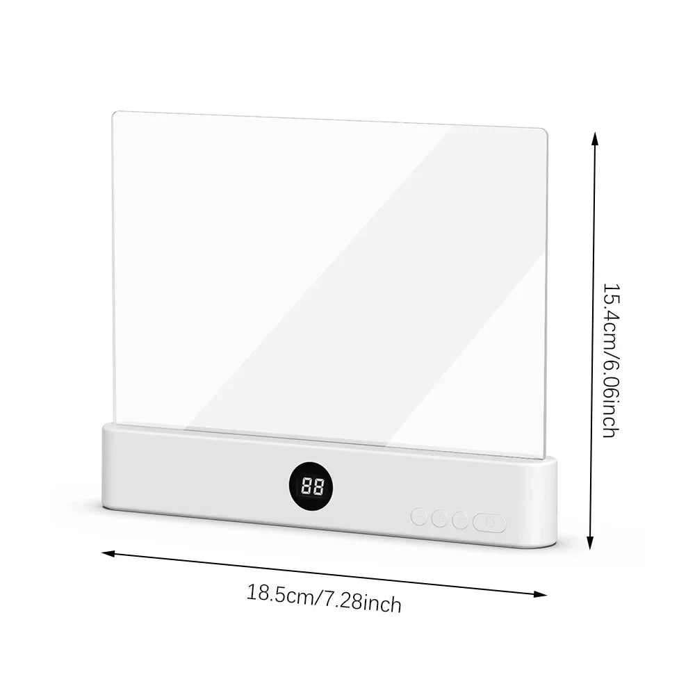 LED Flat Book Light – Dimmable Reading Lamp Panel