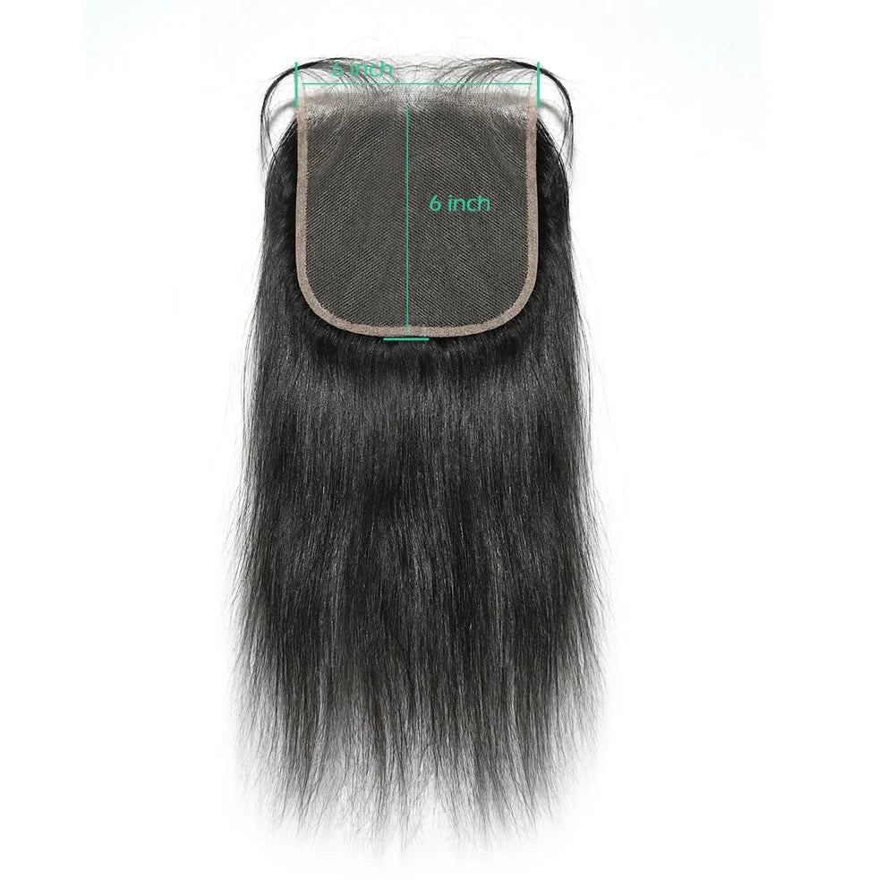 Straight Human Hair Lace Closure & Frontal - Remy Hair