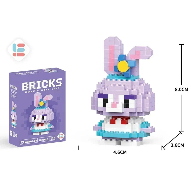 Disney Tsum Tsum Mini Building Blocks – Cartoon Micro Brick Figures