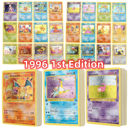 1996 French 1st Edition Pokemon Card Set 151 Pcs – Charizard Pikachu Mewtwo