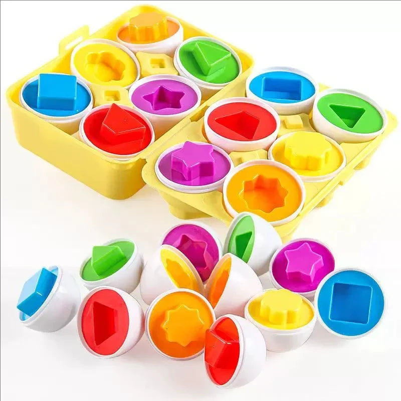 Montessori Smart Eggs Educational Toy for Toddlers 1-3