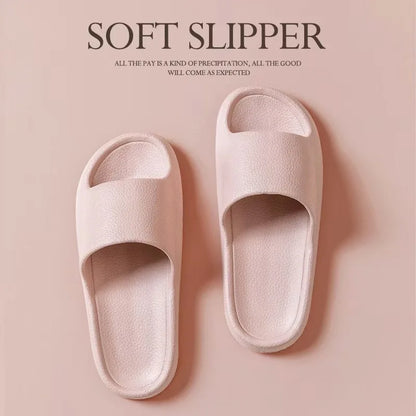 EVA Thick-Sole Slide Slippers Women's Lightweight Indoor Shoes