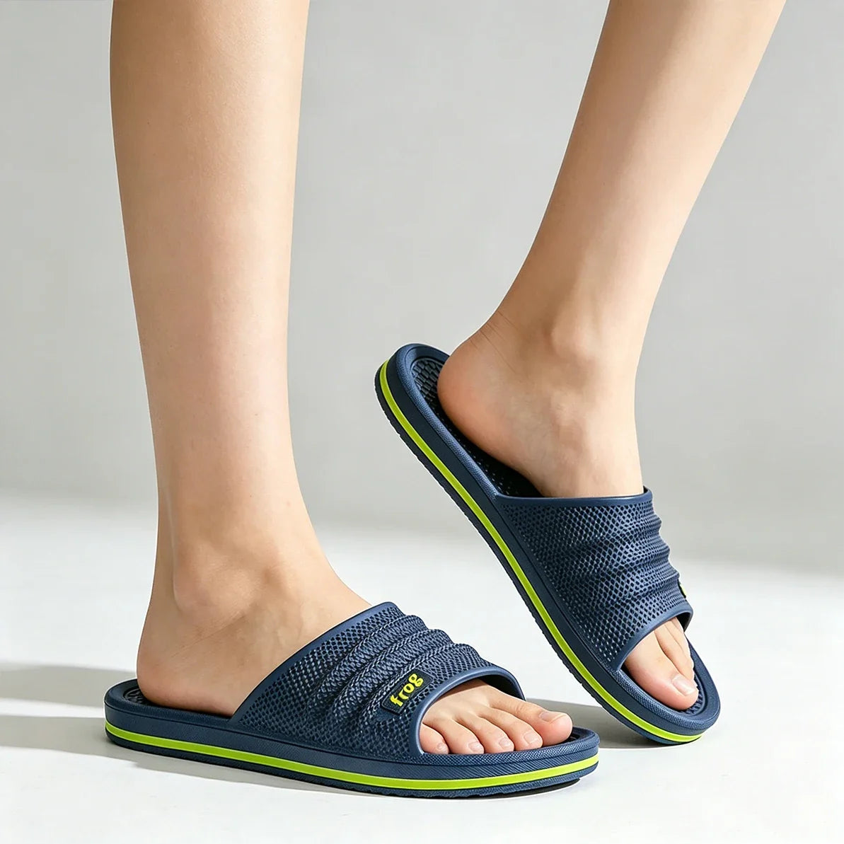 Men's EVA Bathroom Slippers – Soft Non-Slip Indoor House Shoes
