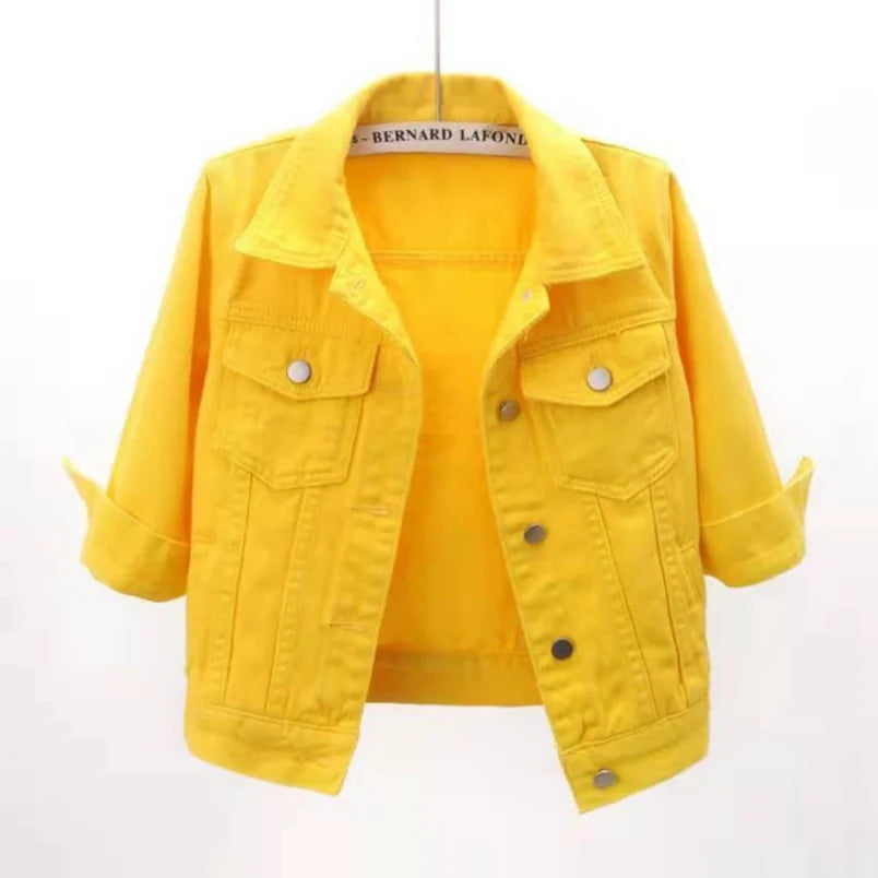 Women's Casual Denim Jacket – Short Jean Coat