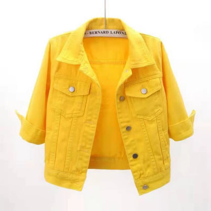 Women's Casual Denim Jacket – Short Jean Coat