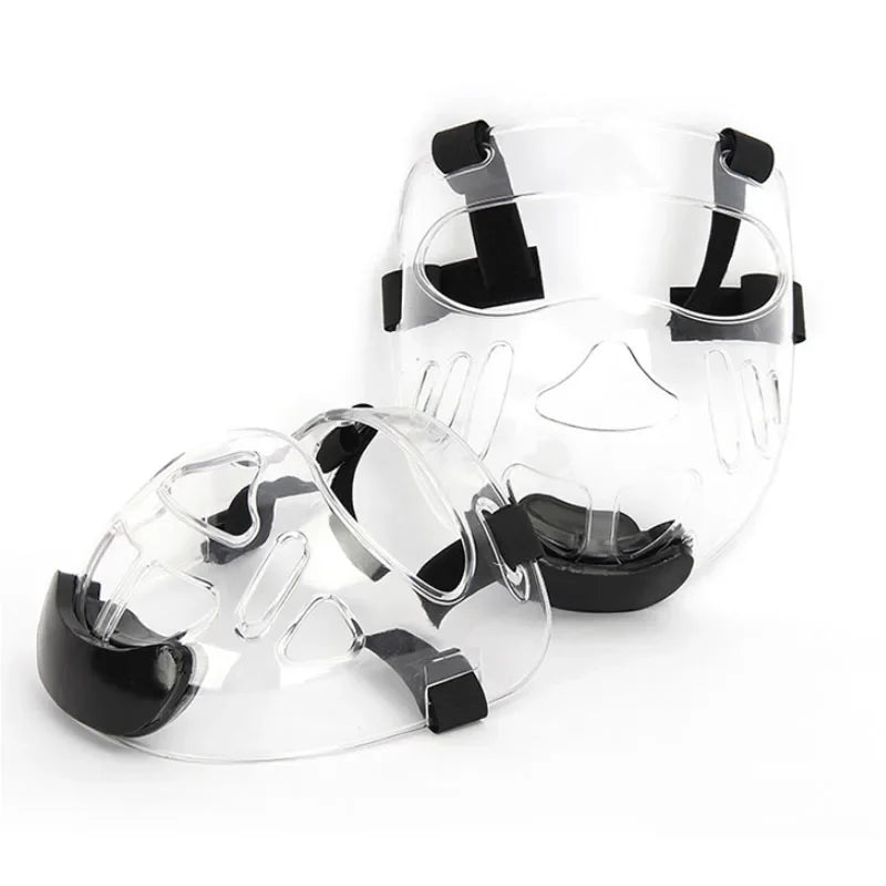 Taekwondo Face Shield Head Guard – Clear Protective Mask for Adults & Kids