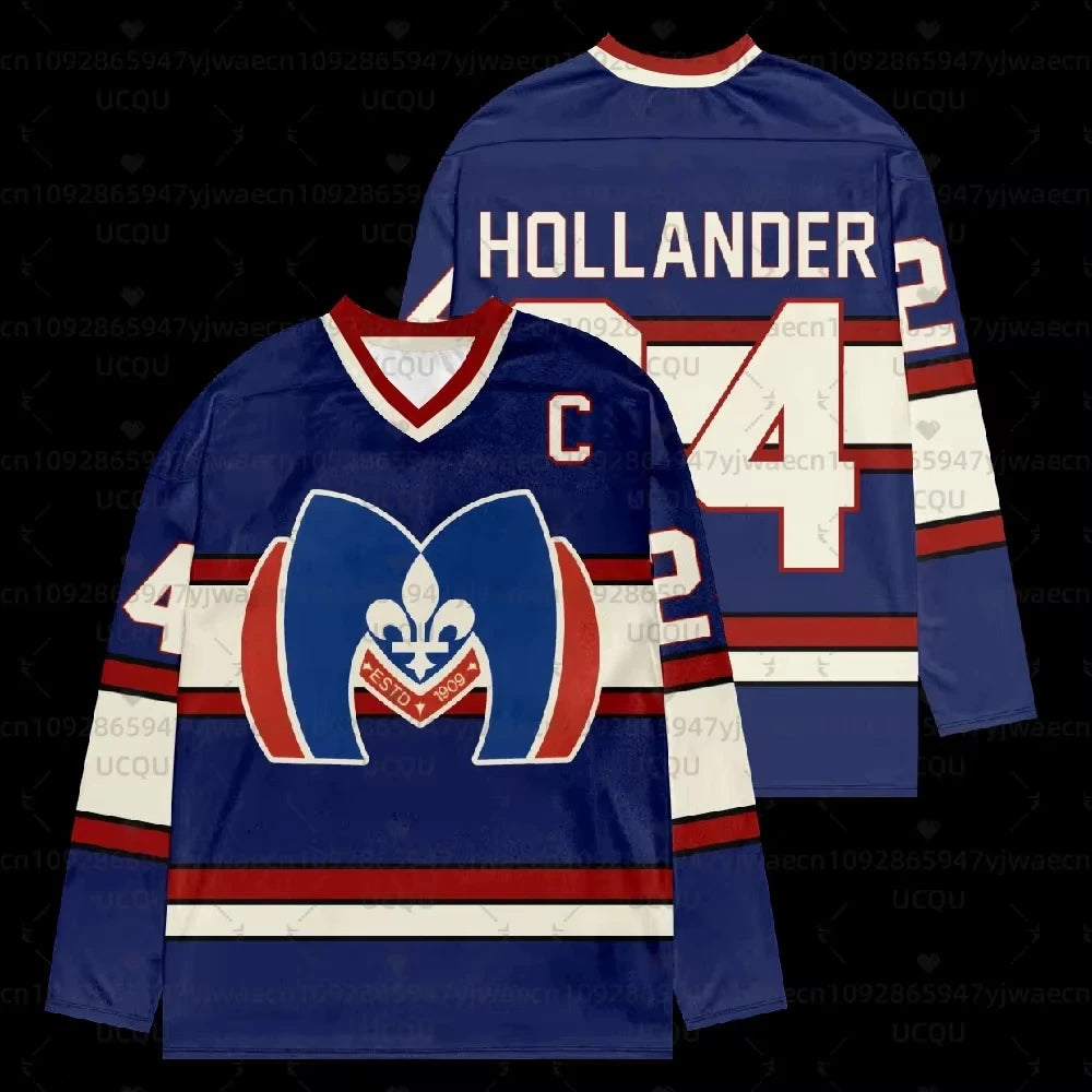 Unisex Heated Rivalry Hockey Jersey V Neck Pullover