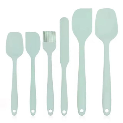 Silicone Spatula Set – 6-Piece Food-Grade Heat-Resistant Kitchen Tools