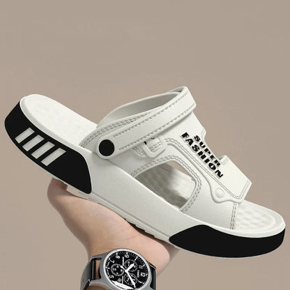Men's Platform Slide Sandals – EVA Soft Sole, Indoor & Outdoor