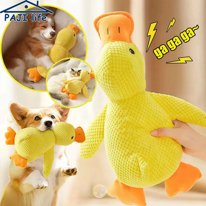 Squeaky Plush Duck Dog Toy – Soft Chew Toy for Dogs