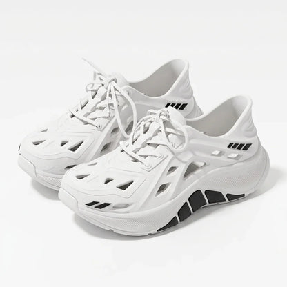 Men's Hollow Clog Sneakers – Non-Slip Outdoor Beach Garden Shoes