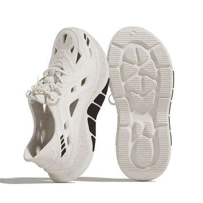 Men's Hollow Clog Sneakers – Non-Slip Outdoor Beach Garden Shoes