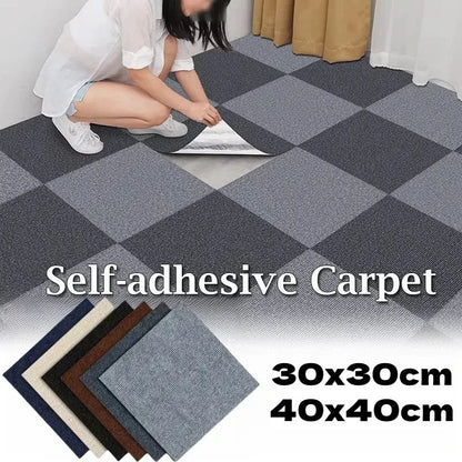 Peel and Stick Carpet Tiles – Self Adhesive Floor Rug Squares