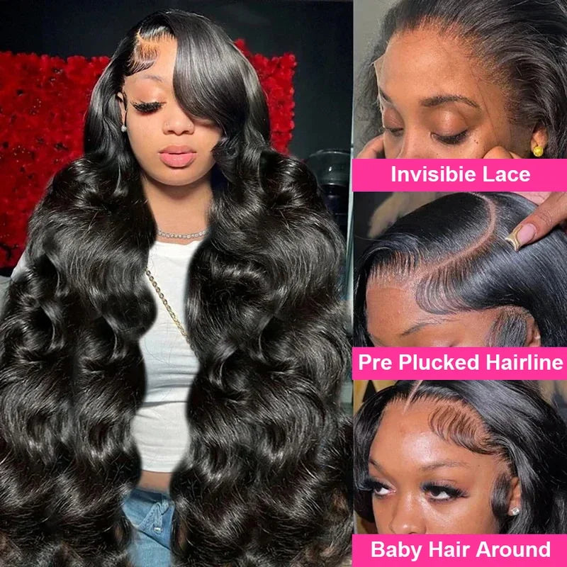 Body Wave Lace Front Wig – Raw Peruvian Human Hair 250 Density