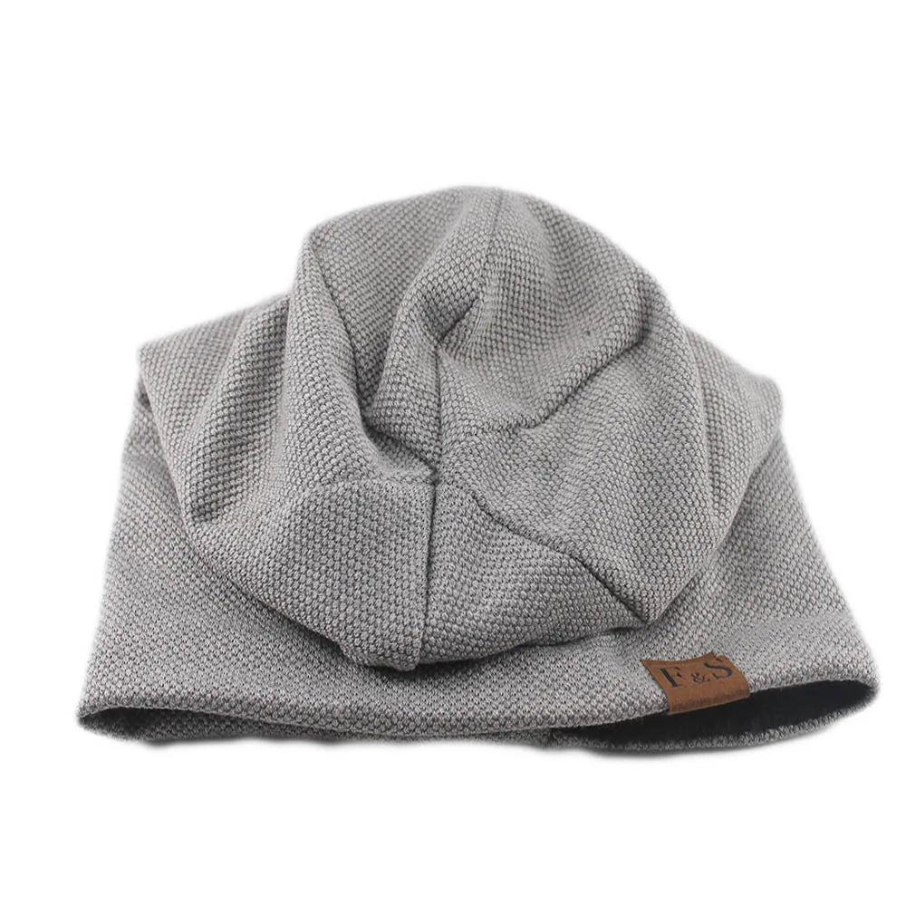 Knit Beanie Hat – Unisex Slouchy Skullcap for Men & Women