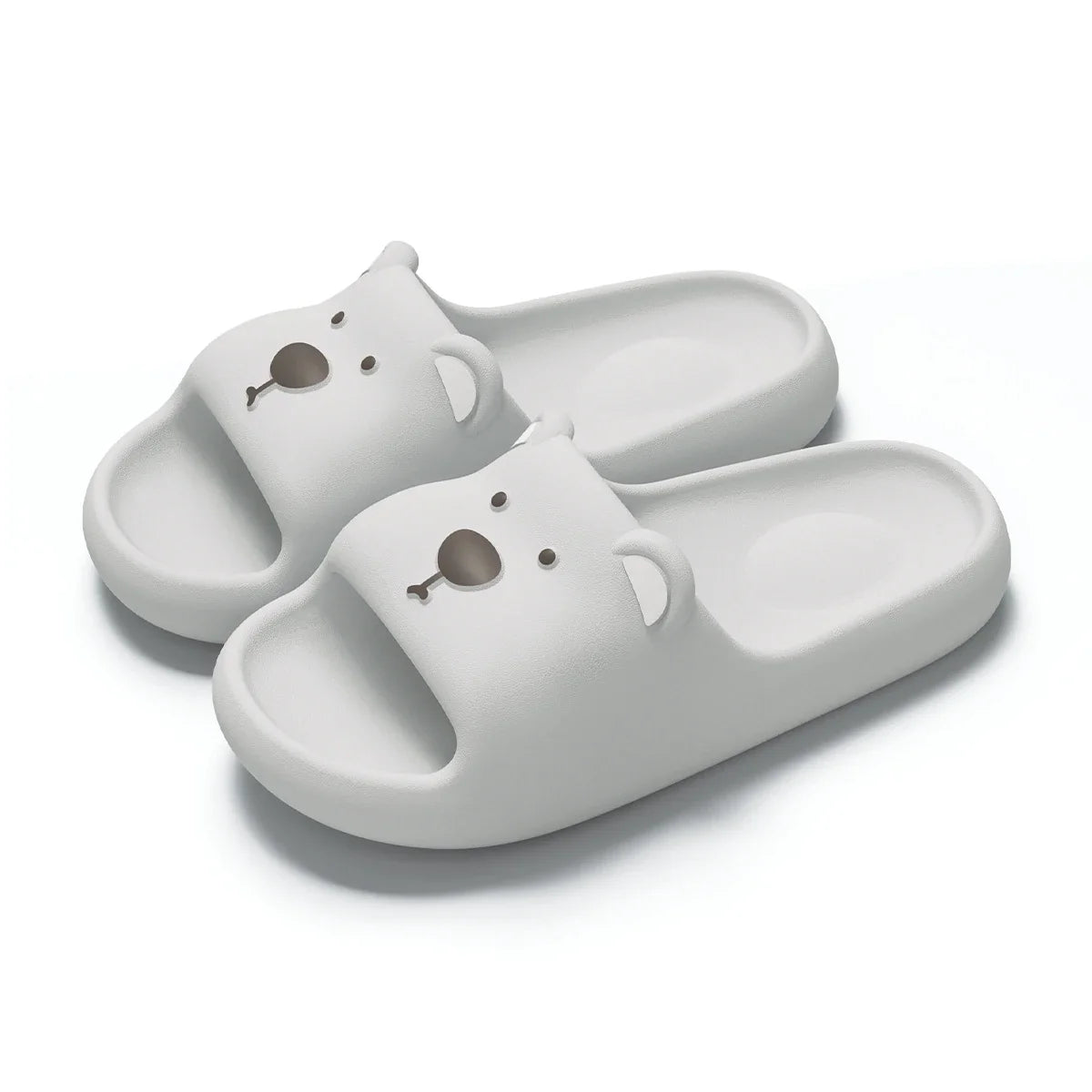 Rabbit Pillow Slippers – Thick Sole Cloud Slides for Women & Men