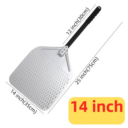 Aluminum Pizza Peel – Hard Anodized Bread Paddle for Oven Baking