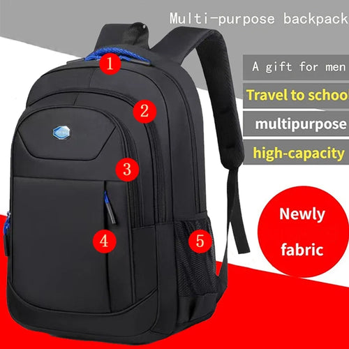 Business Travel Backpack – Large Capacity Laptop Bag for Men & Women