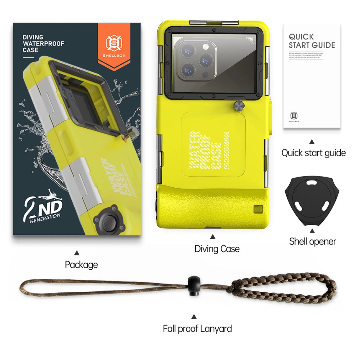 Waterproof Diving Phone Case – Universal Fit Up to 6.9 Inch
