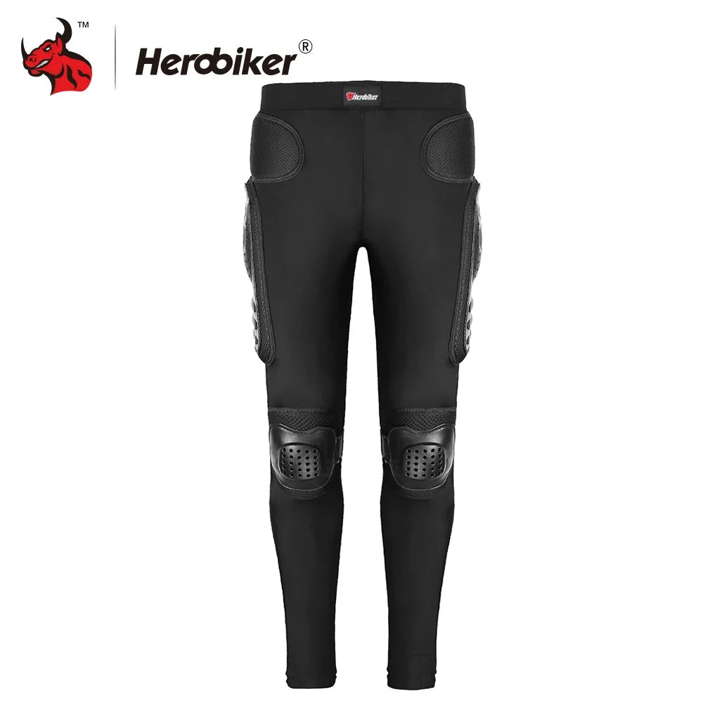 Men's Motorcycle Protective Pants Full Body Armor Hip Knee Guard